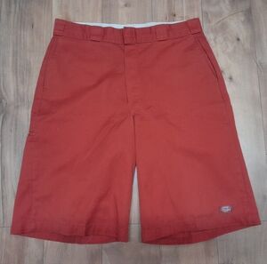Vintage Dickies Shorts Men’s 36 Orange Baggy Chino Grunge Punk Skater Cyber